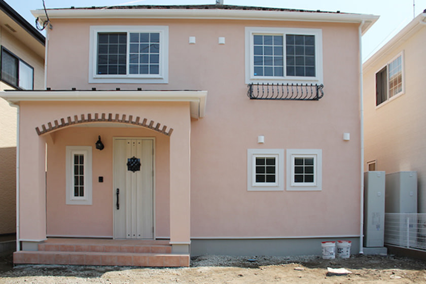 可愛いを詰め込んだピンクのお家 仙台愛子の輸入住宅販売 施工なら富樫工業 トガシホーム