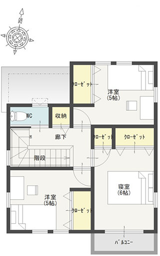 2階間取り