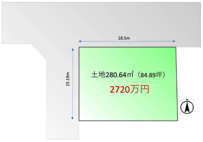 愛子東1丁目建築条件付き土地