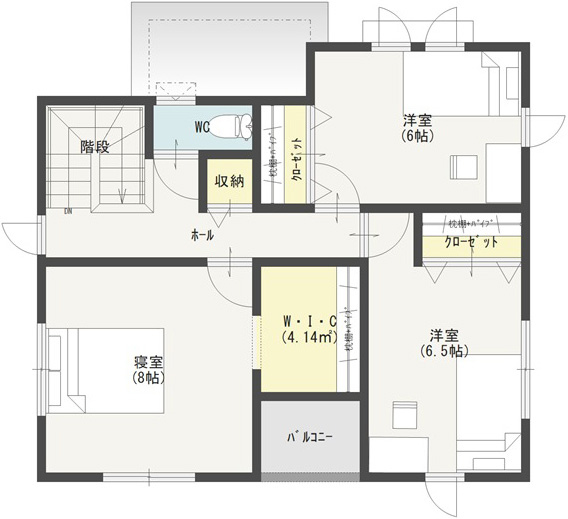 2階間取り